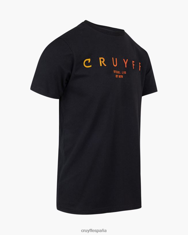 camiseta de éder Cruyff hombres negro D6DNB359 camiseta