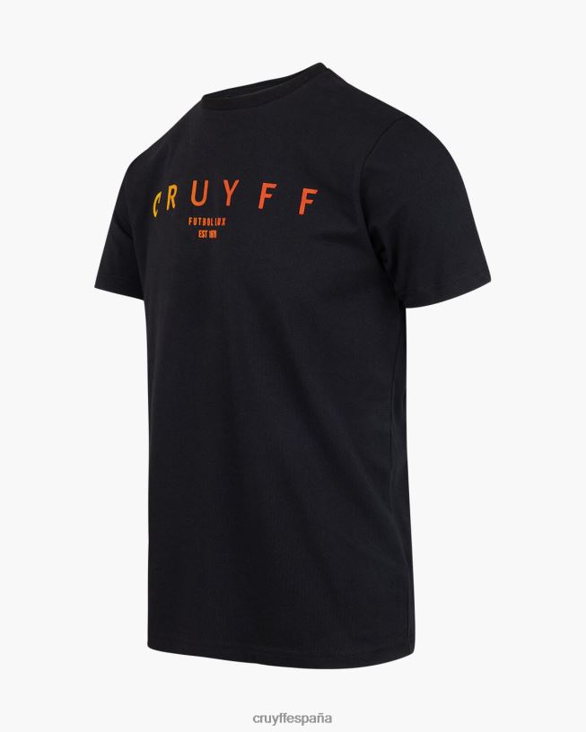 camiseta de éder Cruyff hombres negro D6DNB359 camiseta
