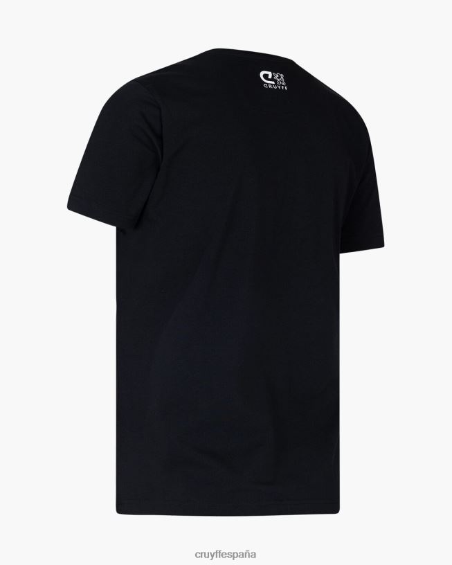 camiseta del estadio Cruyff hombres negro D6DNB1311 camiseta