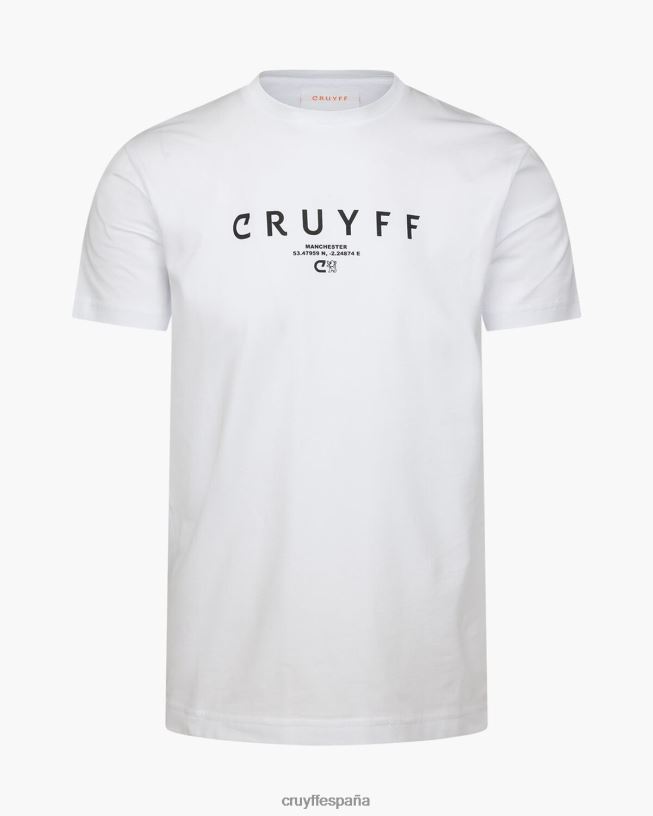camiseta del paquete de la ciudad Cruyff hombres blanco D6DNB675 camiseta