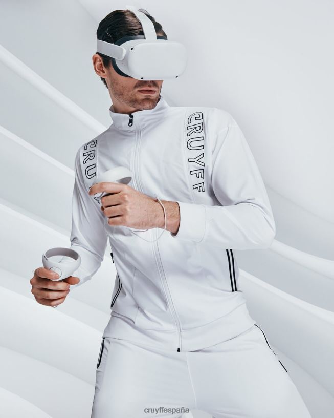 camiseta dex Cruyff hombres blanco D6DNB159 chaqueta