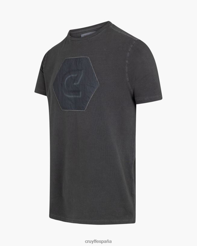 camiseta eduardo Cruyff hombres negro D6DNB695 camiseta