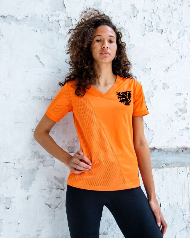 camiseta euro Cruyff mujer naranja D6DNB799 camiseta