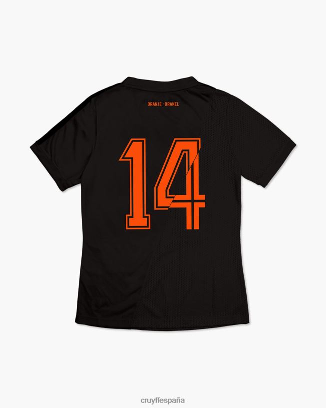 camiseta euro Cruyff mujer negro D6DNB798 camiseta