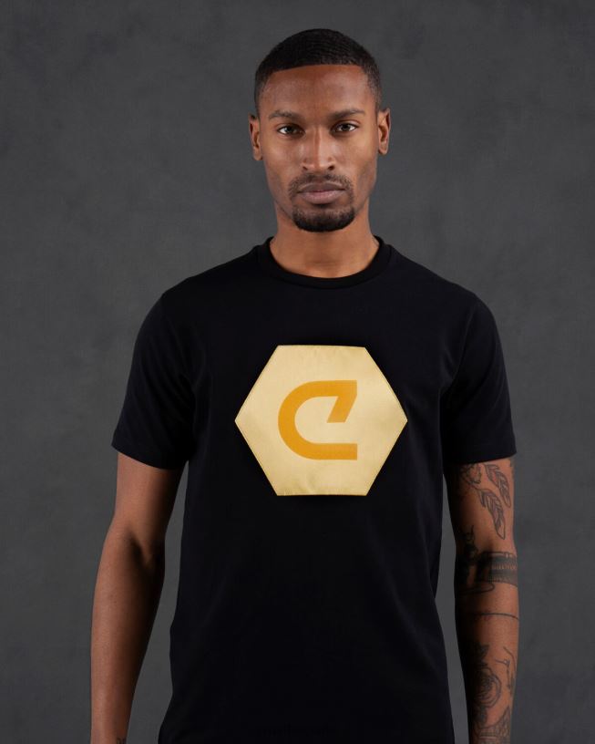 camiseta francisco Cruyff hombres negro D6DNB912 camiseta