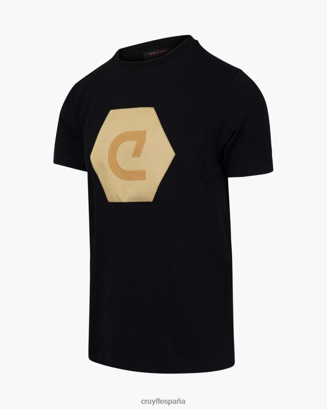 camiseta francisco Cruyff hombres negro D6DNB912 camiseta