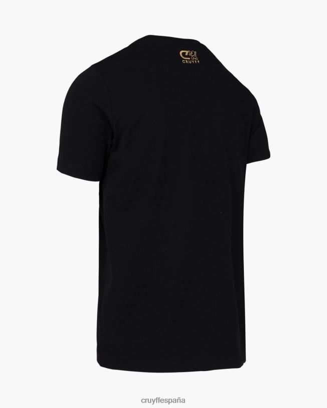 camiseta francisco Cruyff hombres negro D6DNB912 camiseta