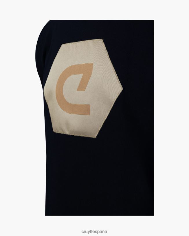 camiseta francisco Cruyff hombres negro D6DNB912 camiseta