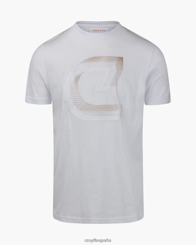 camiseta julien Cruyff hombres blanco D6DNB862 camiseta