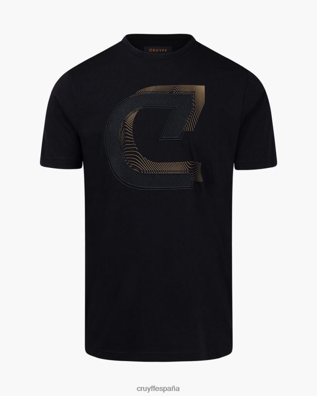 camiseta julien Cruyff hombres negro D6DNB863 camiseta