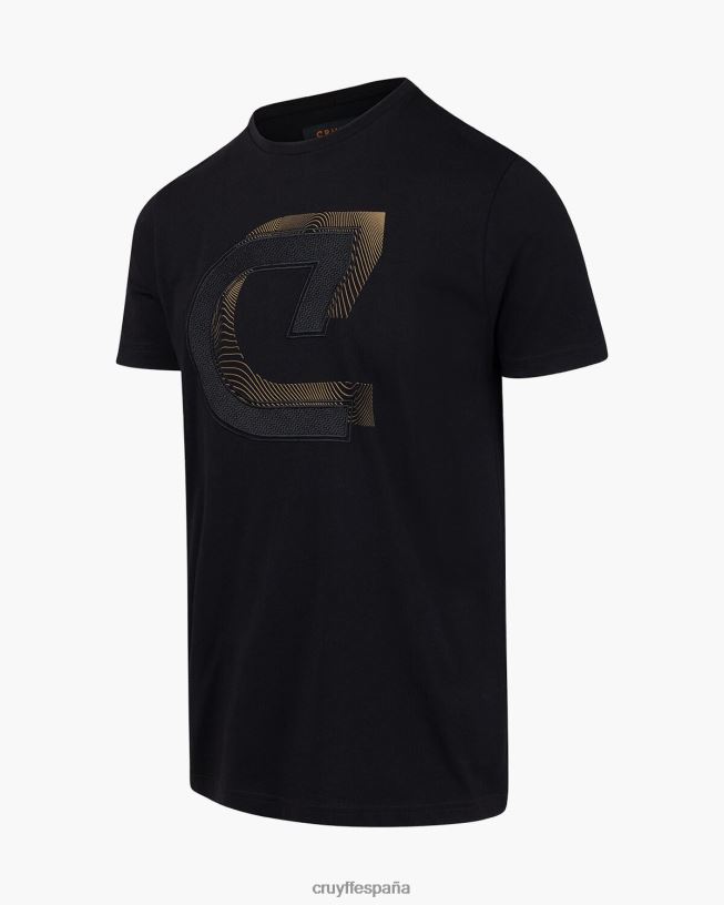 camiseta julien Cruyff hombres negro D6DNB863 camiseta