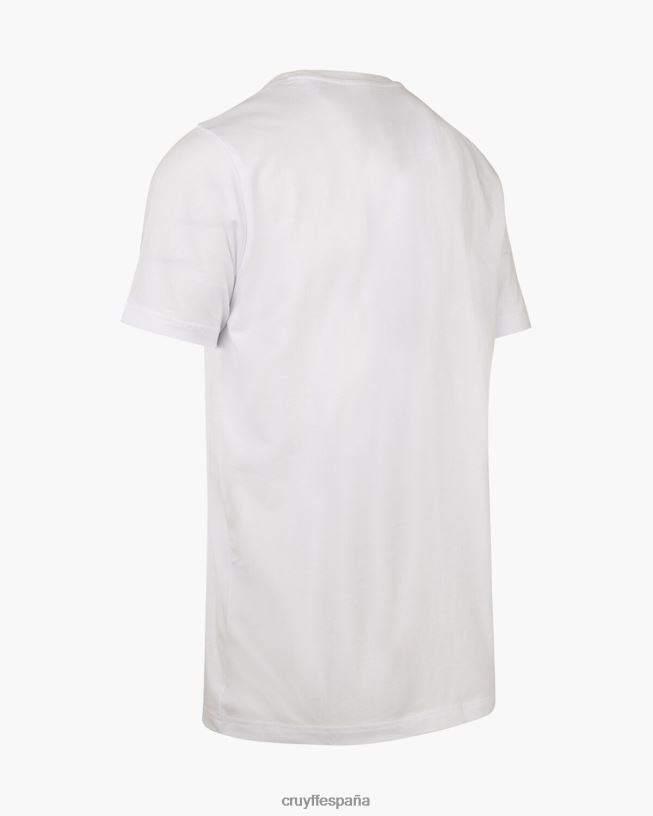 camiseta kai Cruyff hombres blanco D6DNB48 camiseta