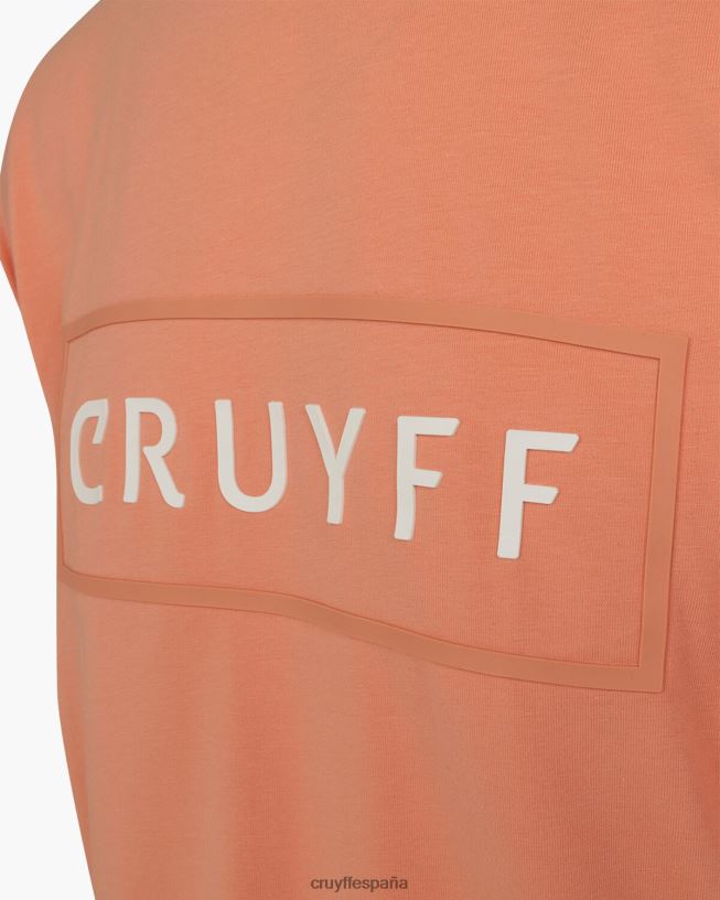 camiseta kai Cruyff hombres coral D6DNB50 camiseta