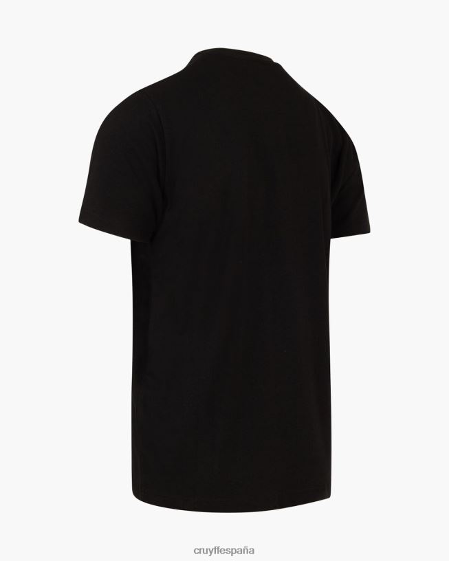 camiseta kai Cruyff hombres negro D6DNB47 camiseta