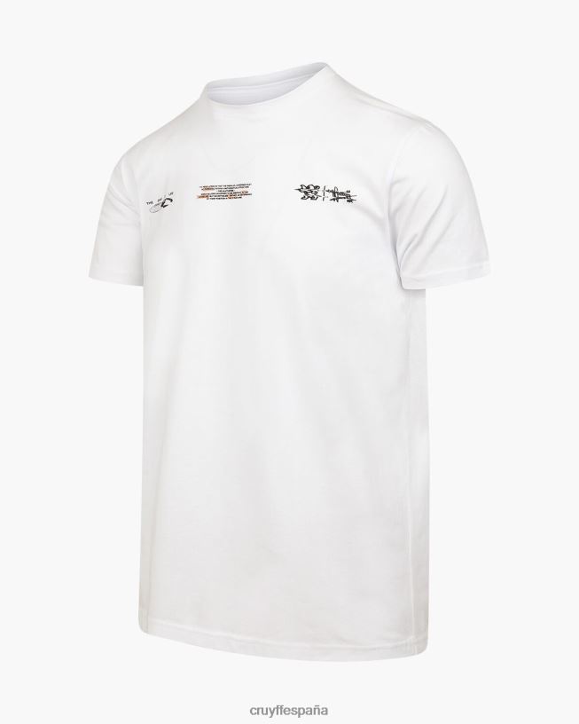 camiseta morris Cruyff hombres blanco D6DNB288 camiseta