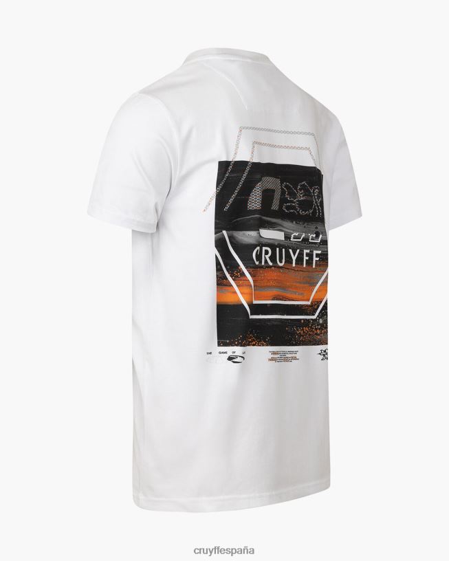 camiseta morris Cruyff hombres blanco D6DNB288 camiseta