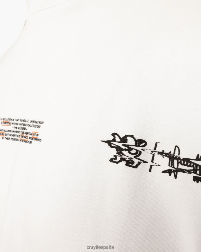 camiseta morris Cruyff hombres blanco D6DNB288 camiseta