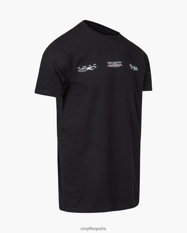 camiseta morris Cruyff hombres negro D6DNB287 camiseta