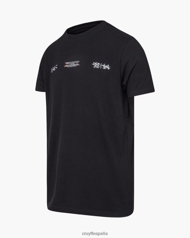 camiseta morris Cruyff hombres negro D6DNB287 camiseta