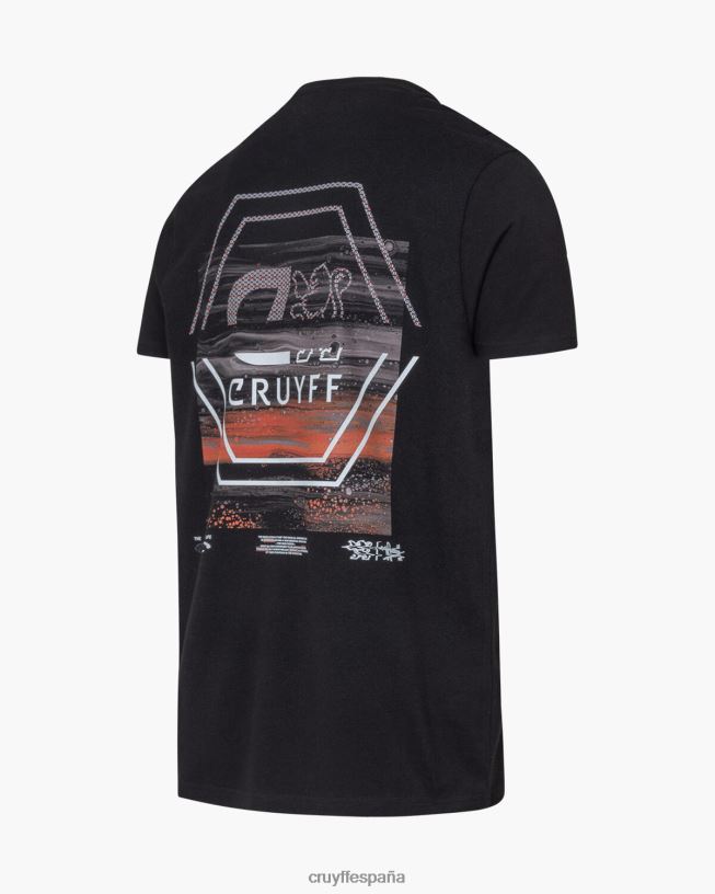 camiseta morris Cruyff hombres negro D6DNB287 camiseta