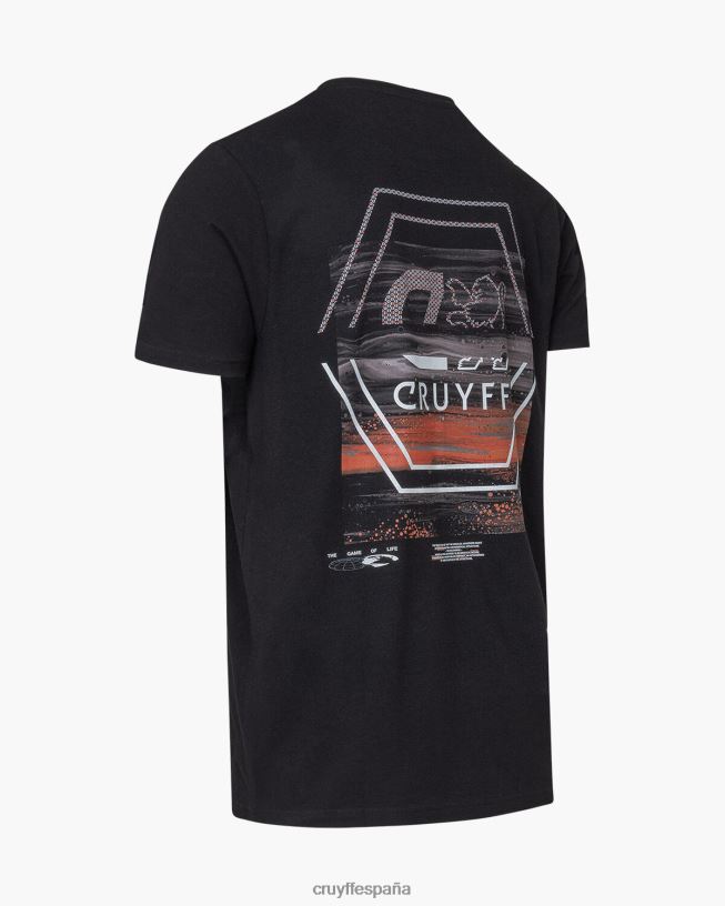 camiseta morris Cruyff hombres negro D6DNB287 camiseta
