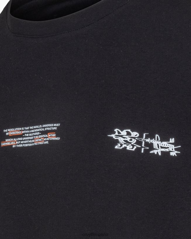 camiseta morris Cruyff hombres negro D6DNB287 camiseta