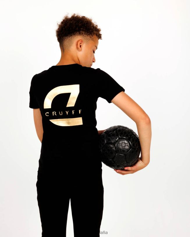 camiseta ruana Cruyff hombres oro D6DNB1140 camiseta