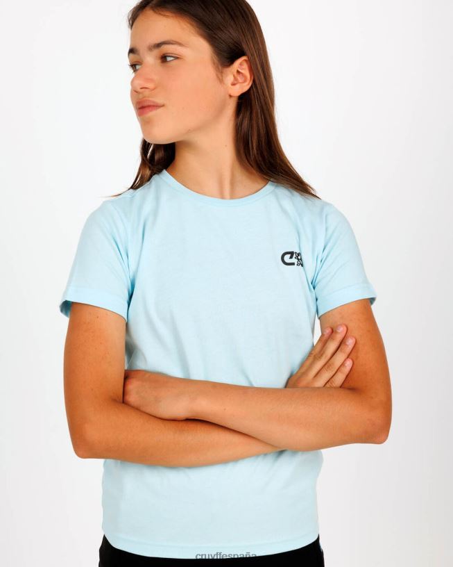 camiseta ruana Cruyff júnior turquesa D6DNB1138 camiseta