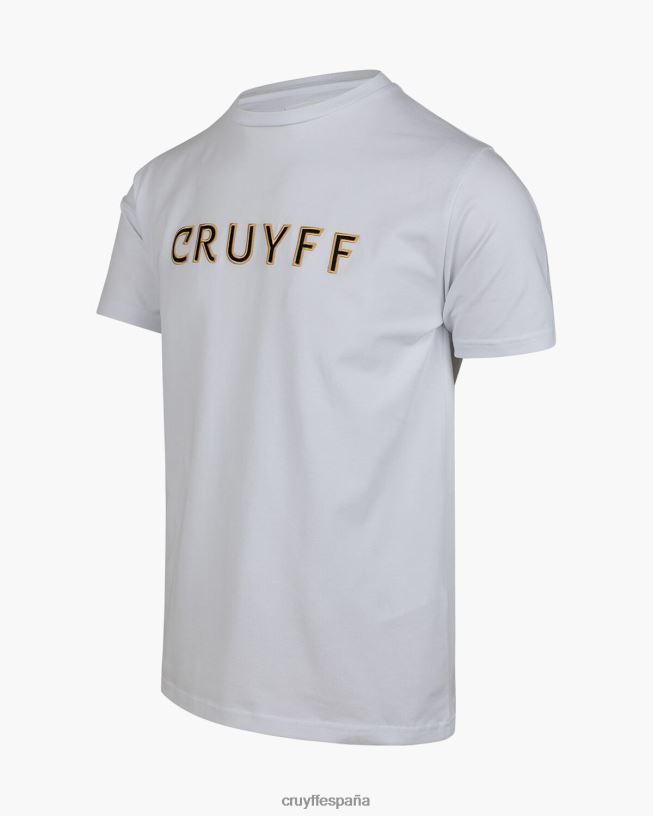 camiseta sin mangas Cruyff hombres blanco D6DNB392 camiseta