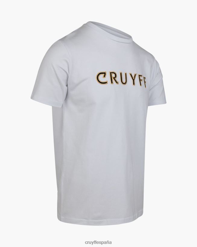 camiseta sin mangas Cruyff hombres blanco D6DNB392 camiseta
