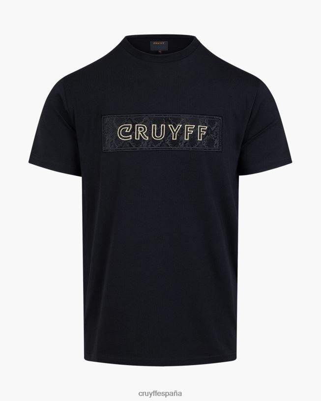 camiseta sin mangas Cruyff hombres negro D6DNB391 camiseta