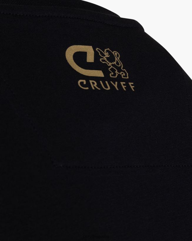 camiseta sin mangas Cruyff hombres negro D6DNB391 camiseta