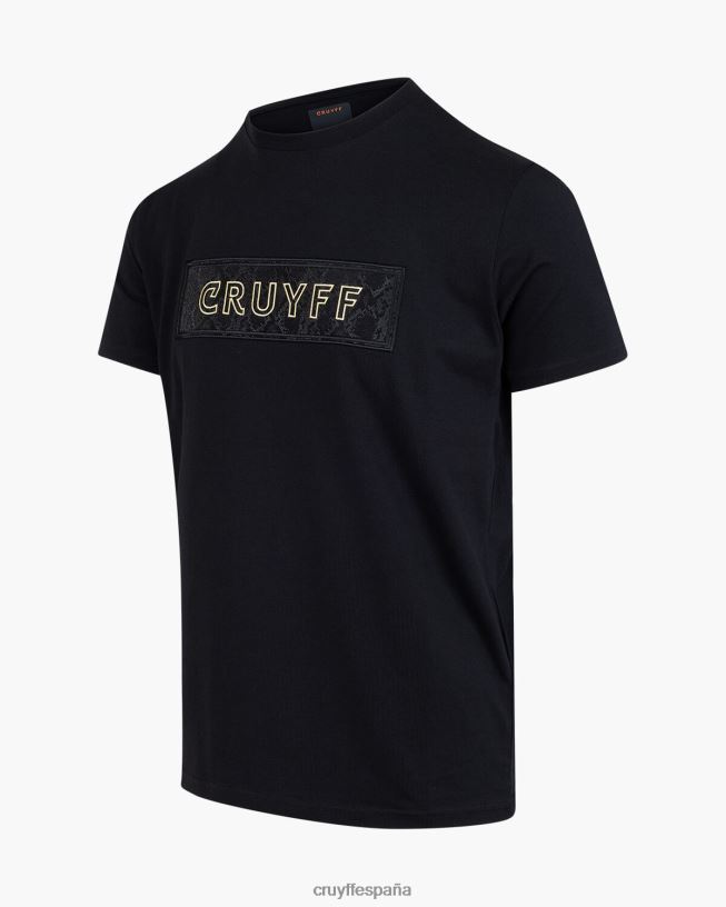 camiseta sin mangas Cruyff hombres negro D6DNB391 camiseta