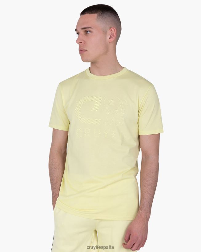 camiseta ximo Cruyff hombres amarillo D6DNB828 camiseta