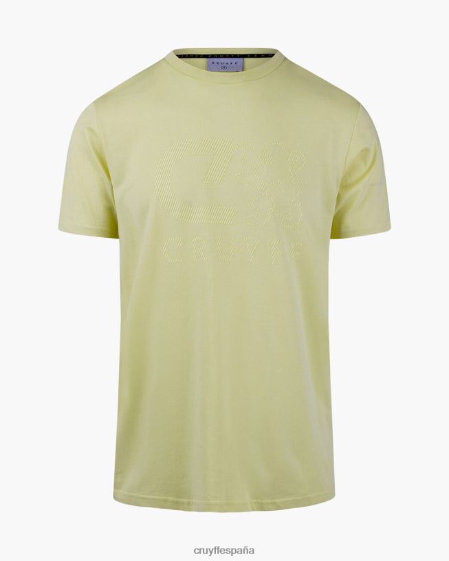 camiseta ximo Cruyff hombres amarillo D6DNB828 camiseta