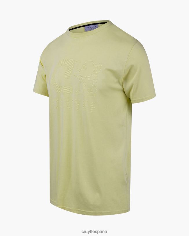 camiseta ximo Cruyff hombres amarillo D6DNB828 camiseta