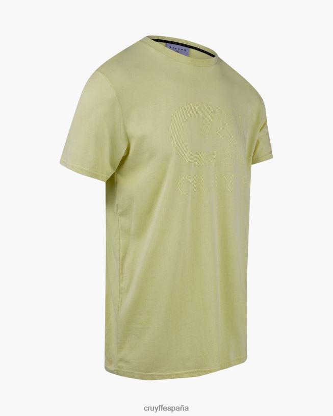 camiseta ximo Cruyff hombres amarillo D6DNB828 camiseta