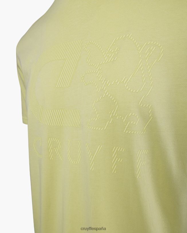 camiseta ximo Cruyff hombres amarillo D6DNB828 camiseta