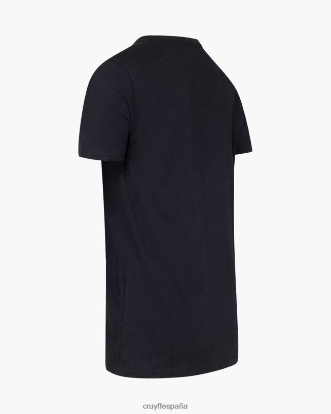 camiseta ximo Cruyff hombres negro D6DNB599 camiseta