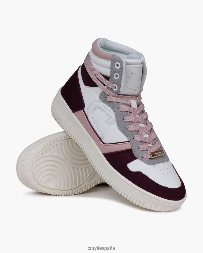 campo alto lux Cruyff mujer Burdeos D6DNB1004 zapatillas