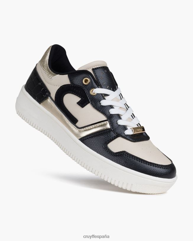 campo bajo lux Cruyff mujer negro/bronce D6DNB1014 zapatillas