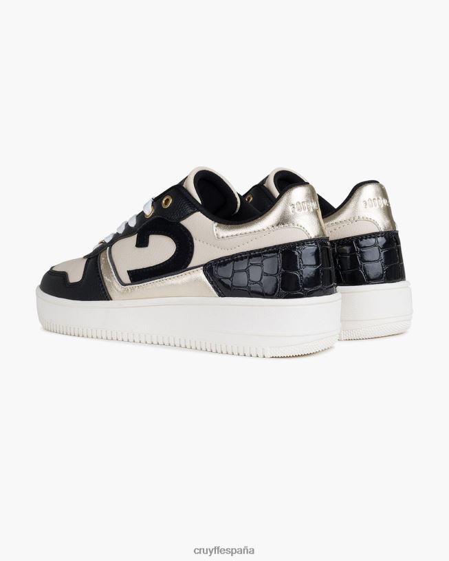 campo bajo lux Cruyff mujer negro/bronce D6DNB1014 zapatillas