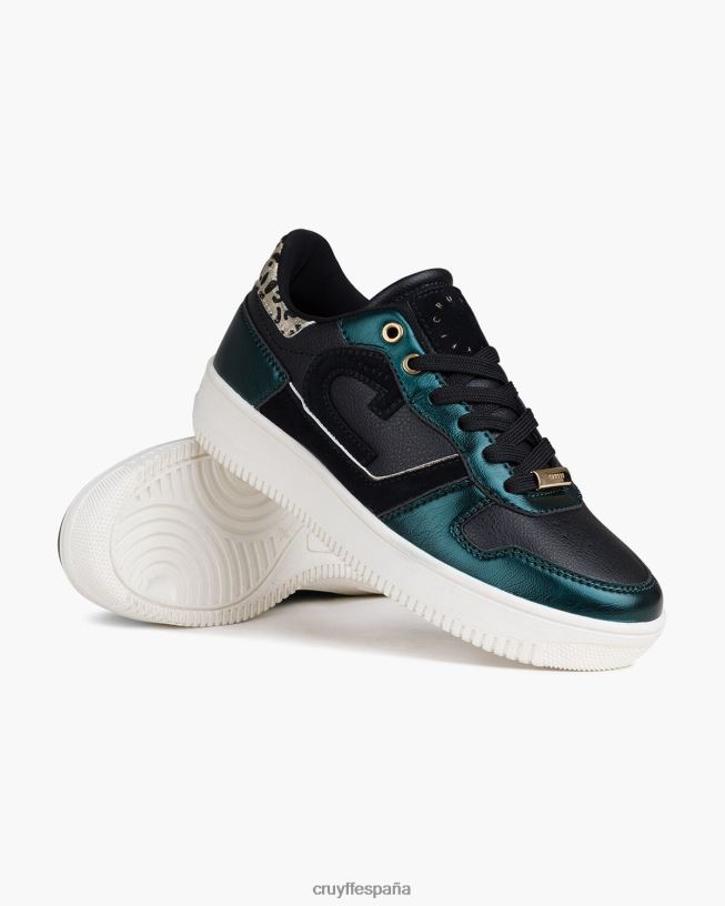 campo bajo lux Cruyff mujer verde/negro D6DNB1003 zapatillas