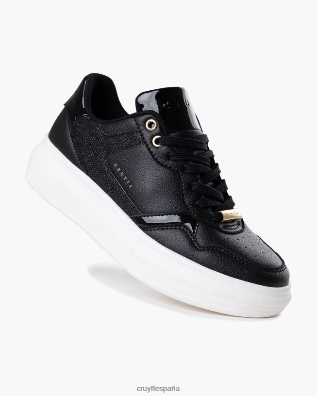cancha de ritmo Cruyff mujer negro D6DNB1032 zapatillas