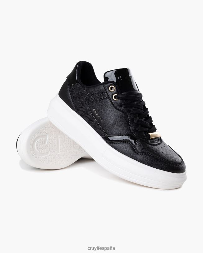 cancha de ritmo Cruyff mujer negro D6DNB1032 zapatillas