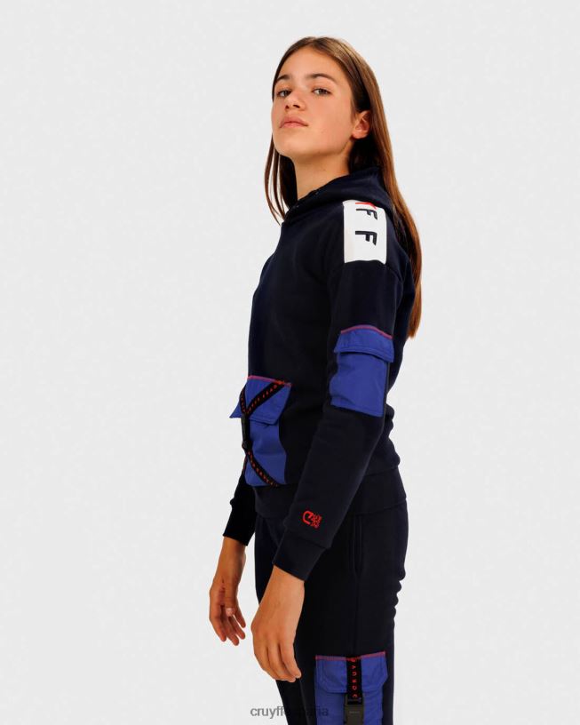 capucha de traje de podadoras Cruyff júnior Azul marino D6DNB1162 trajes