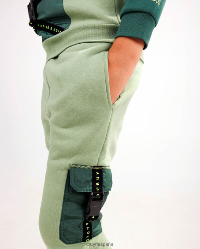 capucha de traje de podadoras Cruyff júnior verde D6DNB1163 trajes