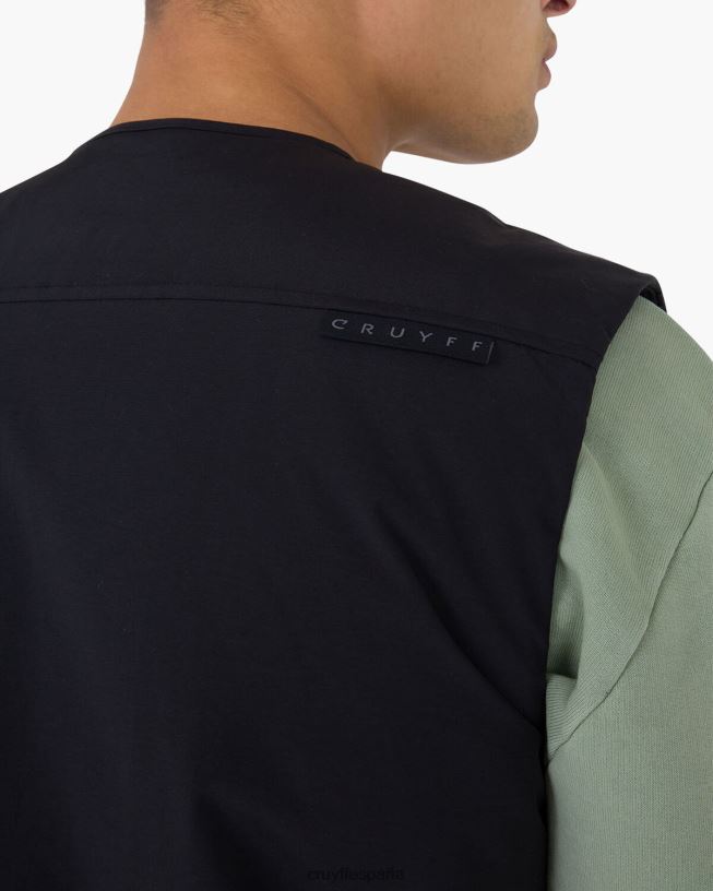 chaleco utilitario francesc Cruyff hombres negro D6DNB772 chaleco