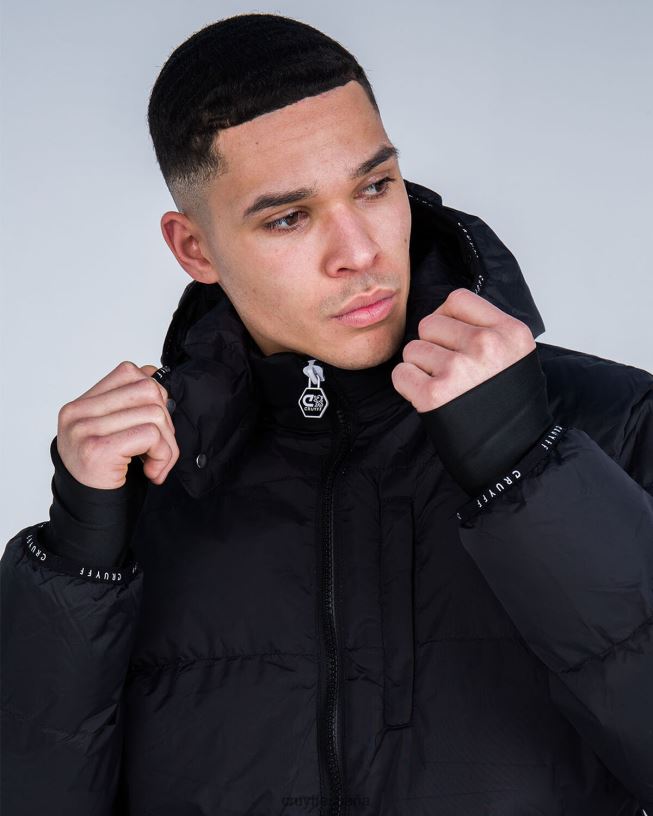 chaqueta acolchada galvez Cruyff hombres negro D6DNB763 chaqueta