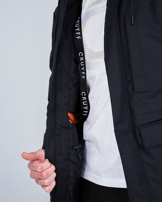 chaqueta acolchada galvez Cruyff hombres negro D6DNB763 chaqueta